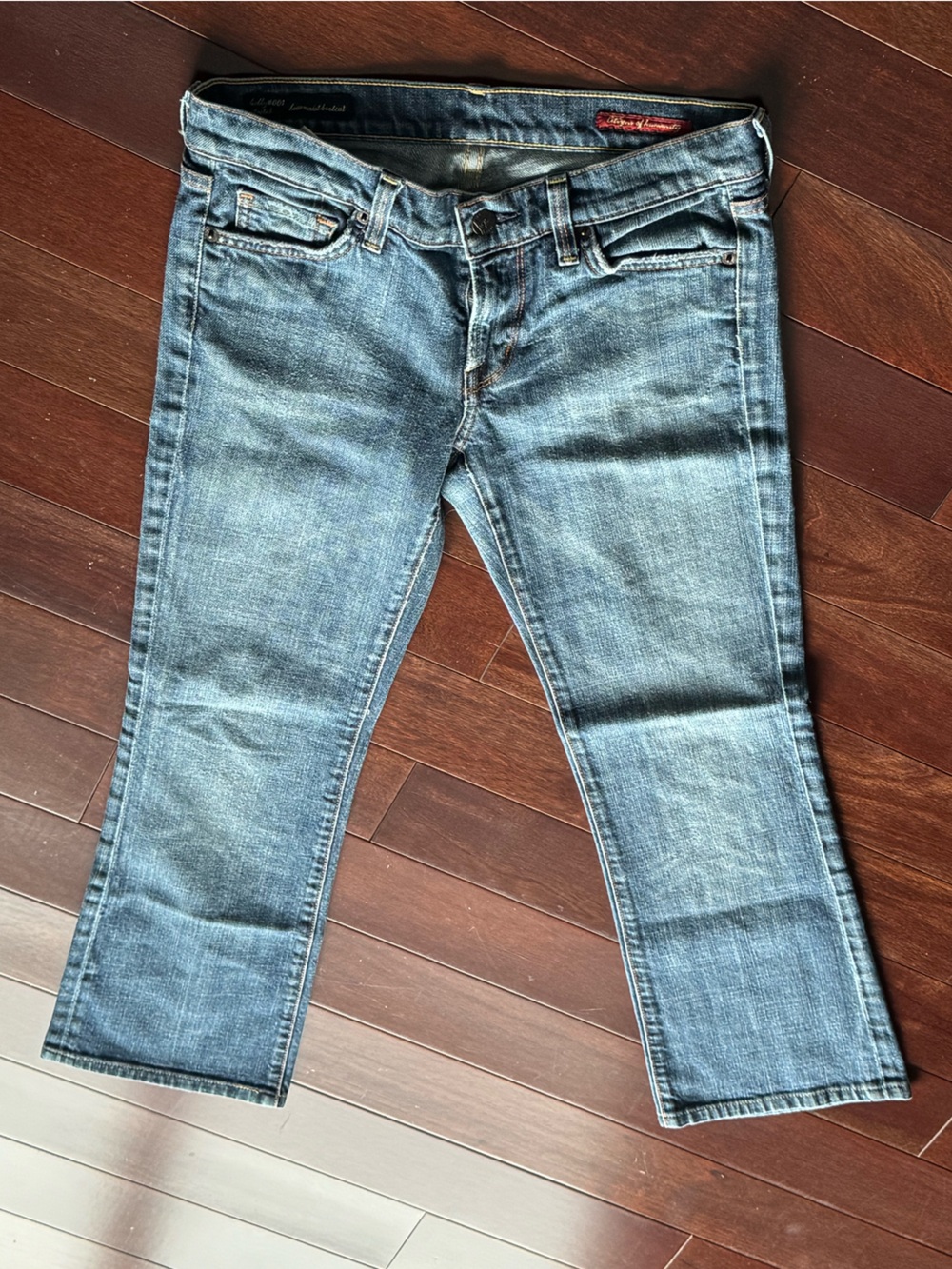 Citizens of Humanity Kelly Stretch Y2K low waist bootcut jeans size 27 GUC - Picture 4 of 9